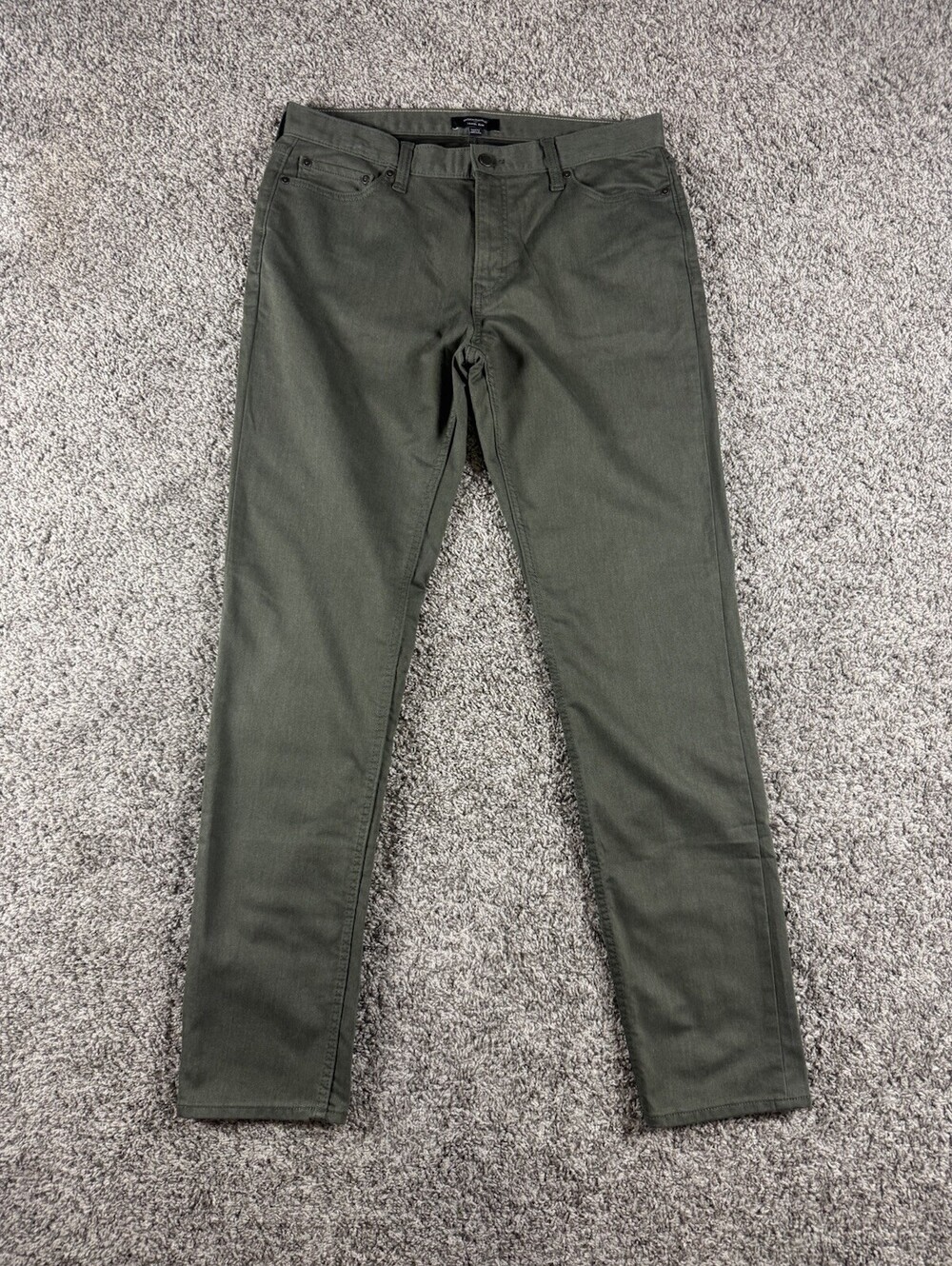 Banana Republic 34X34 Green "Traveler" STRETCH Pants Mens Slim Fit Jeans EUC